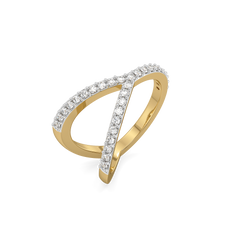 Luxe Interlock - Lab Diamond Cocktail Ring