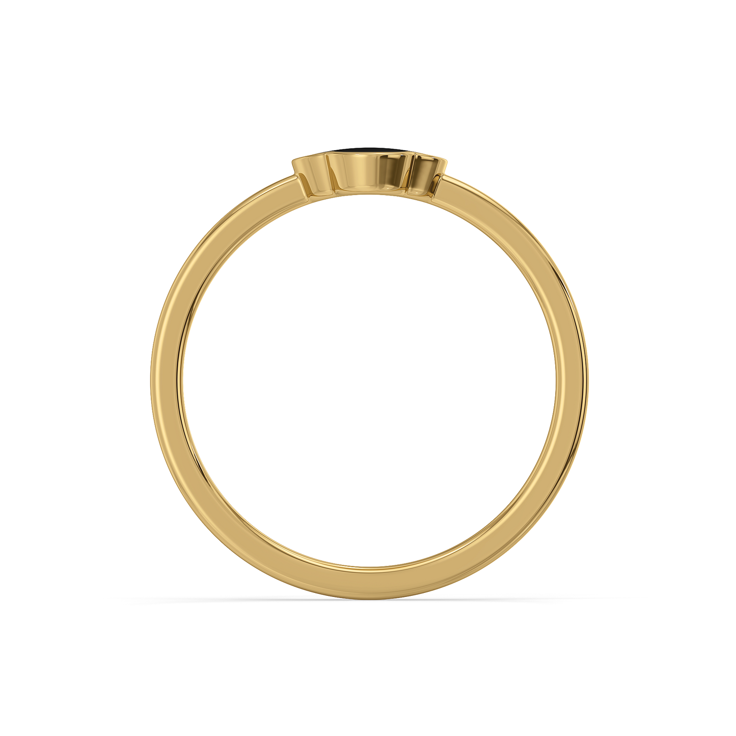 Midnight Enchanted Fashion Ring-18kt Gold Vermeil Ring