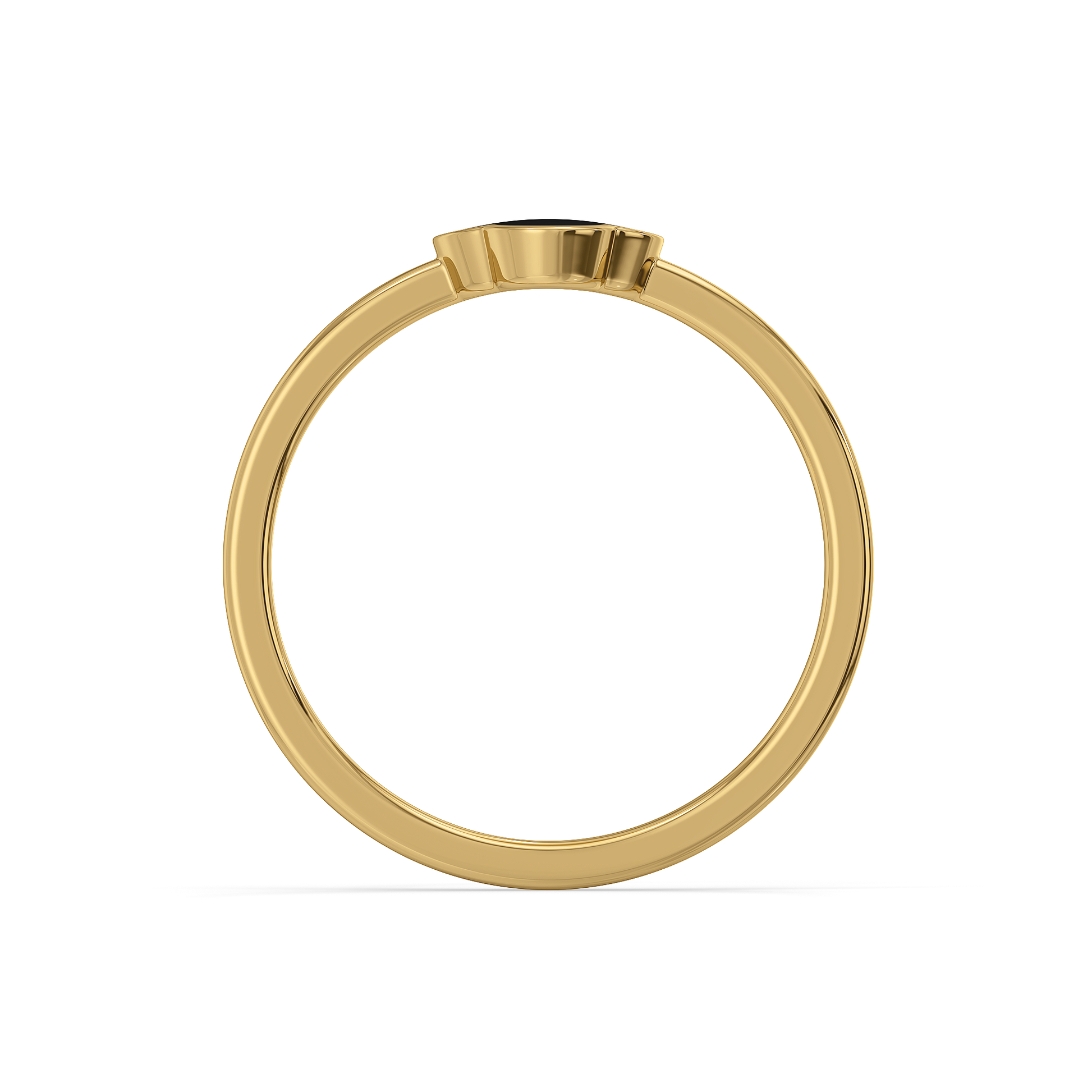 Midnight Enchanted Fashion Ring-18kt Gold Vermeil Ring