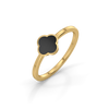 Lukson Midnight Enchanted 18kt Gold Vermeil Fashion Ring