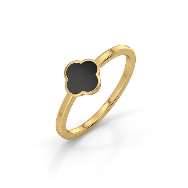 Lukson Midnight Enchanted 18kt Gold Vermeil Fashion Ring