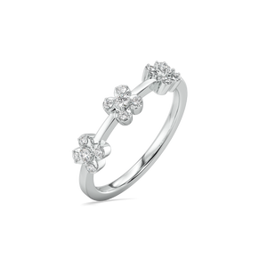 Mini Flower - Lab Diamond Sequence Ring