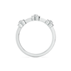 Mini Flower Sequence Ring-925 Sterling Silver Lab Grown Diamond Ring