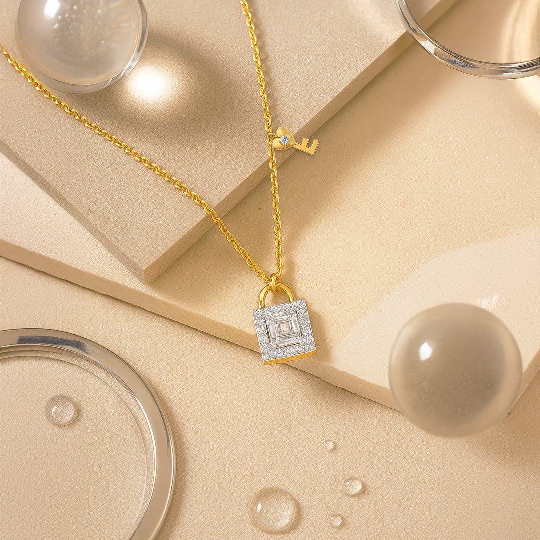 Unlock Me - Lab Diamond Necklace