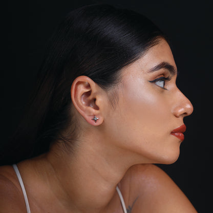 Nova Studs - 18kt Rose Gold Vermeil Lab Grown Diamond Earrings