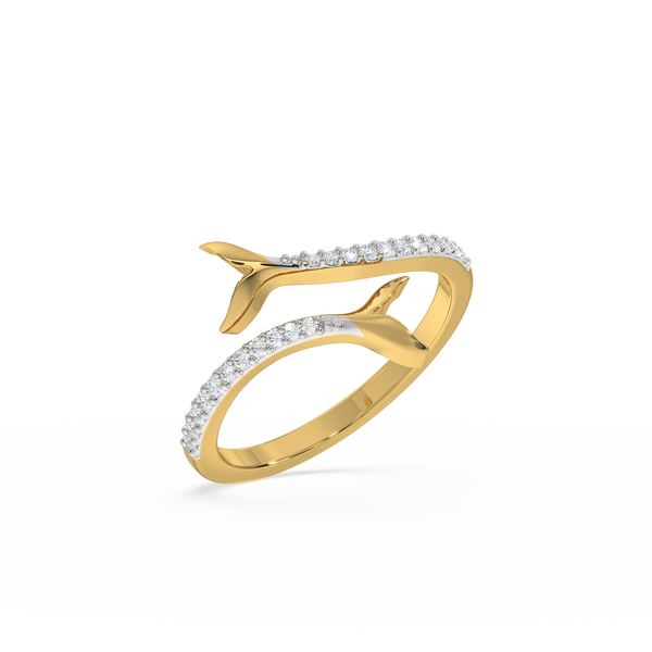 Lukson Ocean's Treasure Lab Grown Diamond Open Top Ring