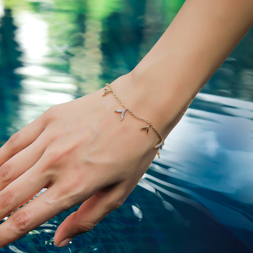 Ocean’s Treasure Charm - Lab Grown Diamond Bracelet 1