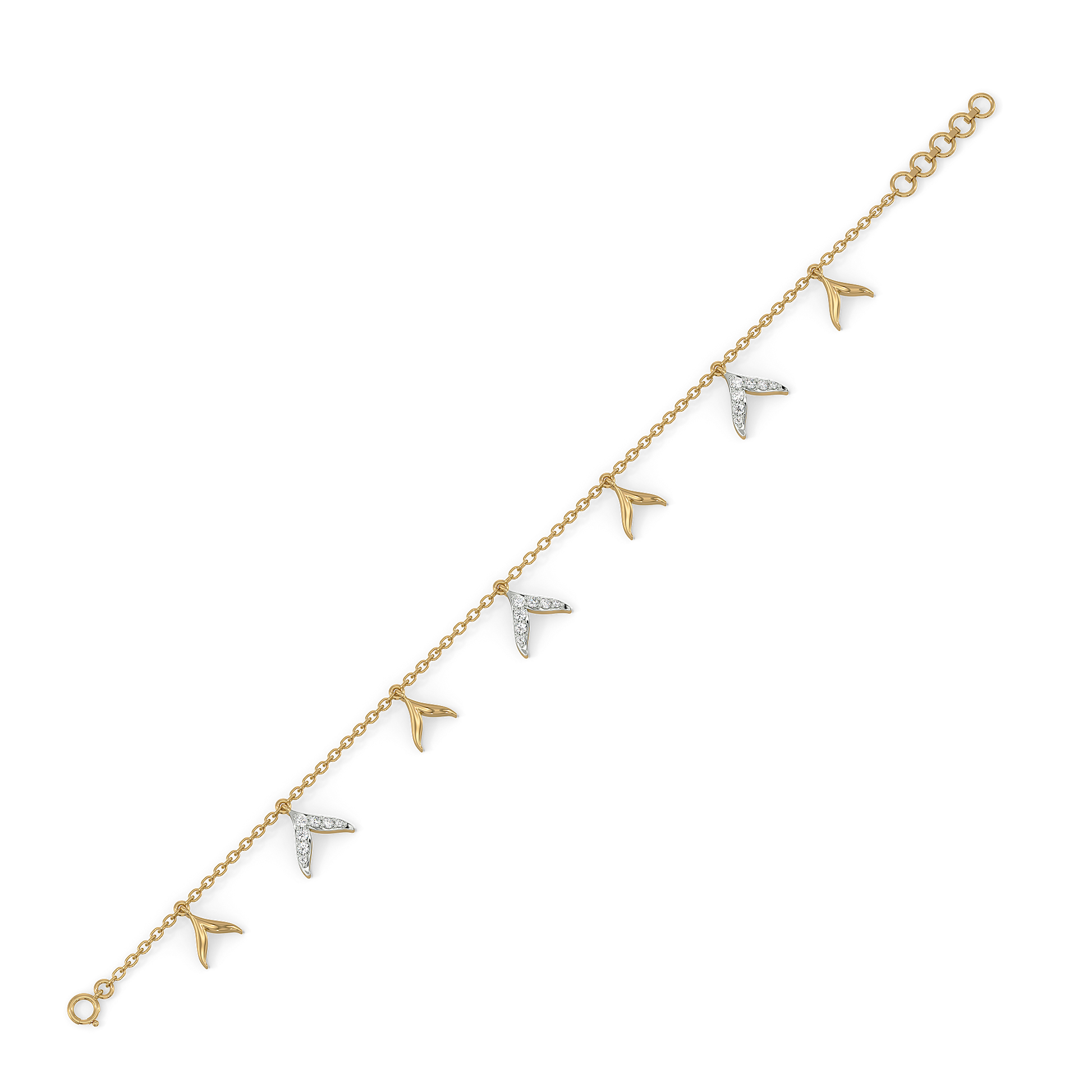 Ocean’s Treasure Charm - Lab Grown Diamond Bracelet  3