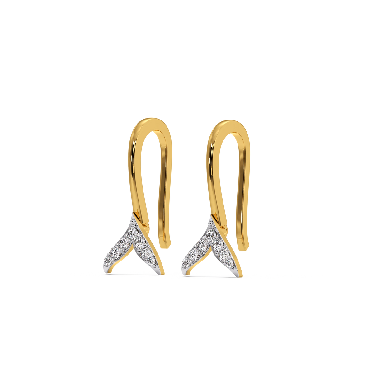 Ocean's Treasure - Lab Diamond Drop Earrings