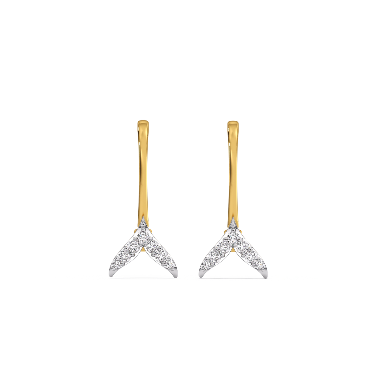 Ocean's Treasure - Lab Diamond Drop Earrings