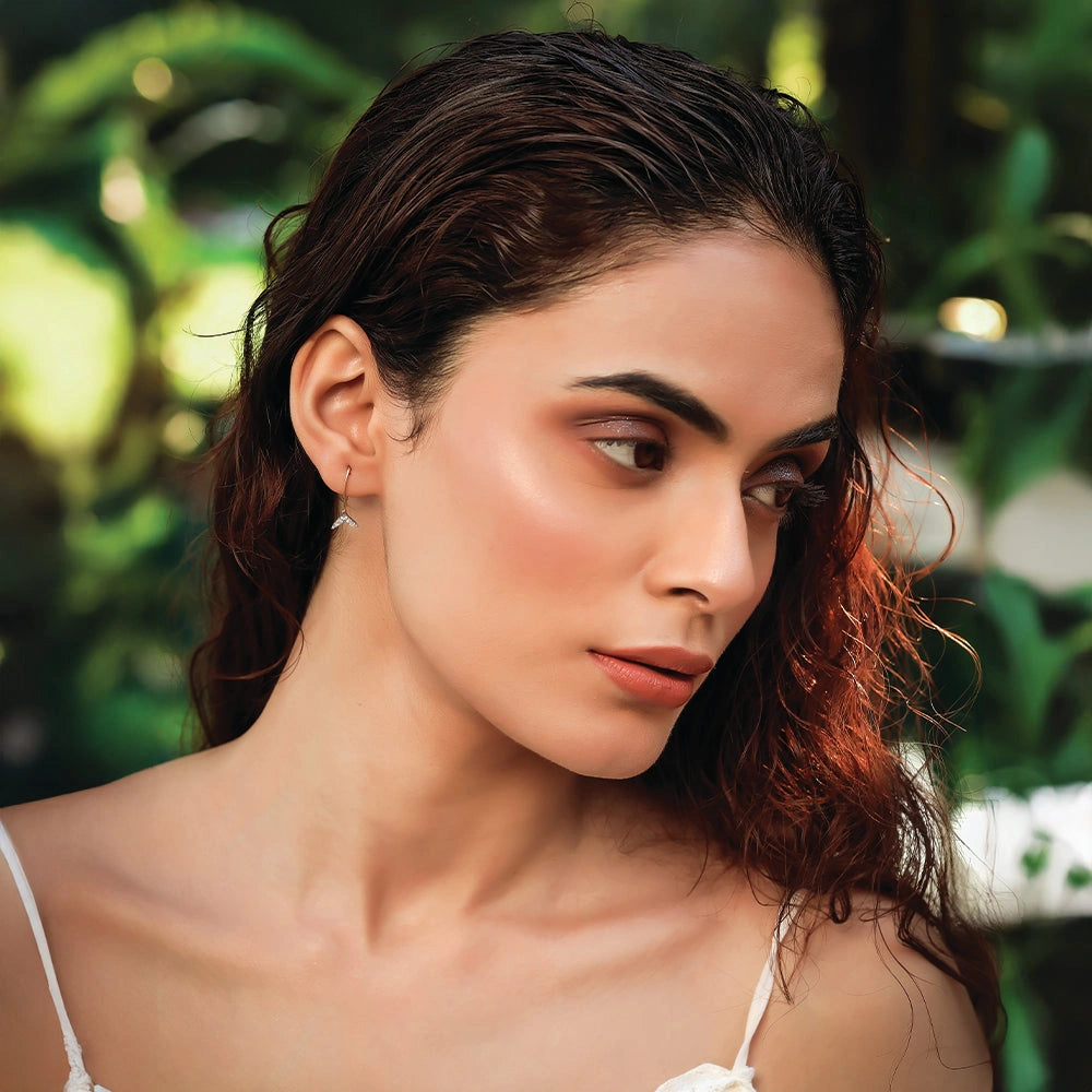 Ocean's Treasure - Lab Diamond Drop Earrings