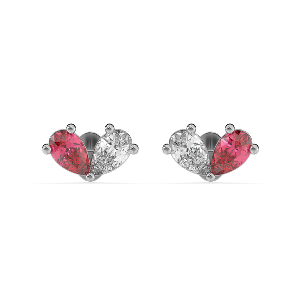 Scarlet Whisper diamond earrings - Lukson 