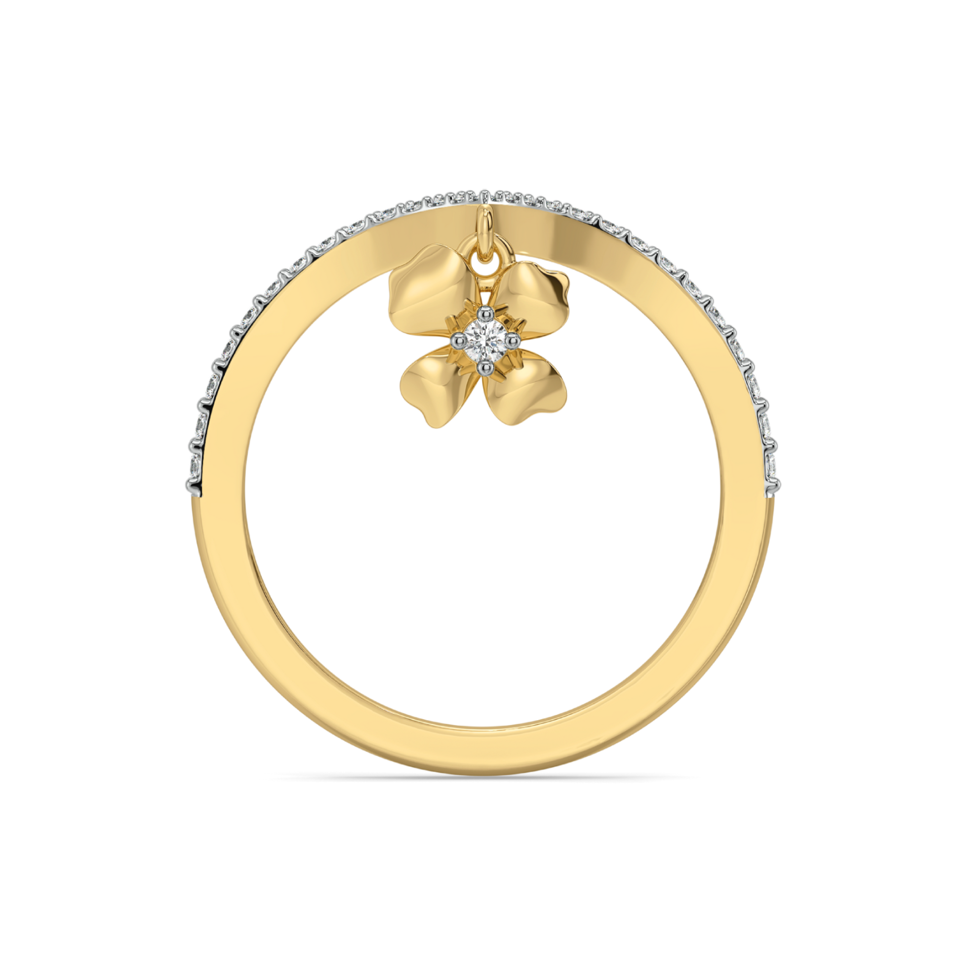 Petal Play - 18kt Gold Vermeil Lab Grown Diamond Ring