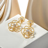 Petal Radiance Drops - Lab Grown Diamond Earrings