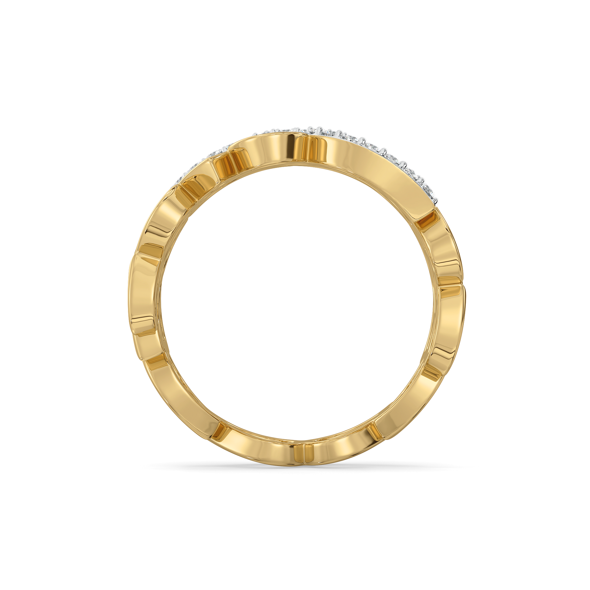 Petalicious Cocktail Ring-18kt Gold Vermeil Lab Grown Diamond Ring