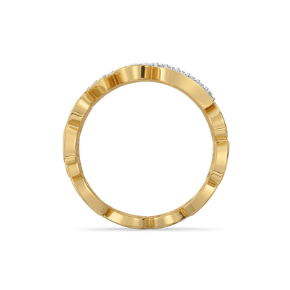 Petalicious Cocktail Ring-18kt Gold Vermeil Lab Grown Diamond Ring