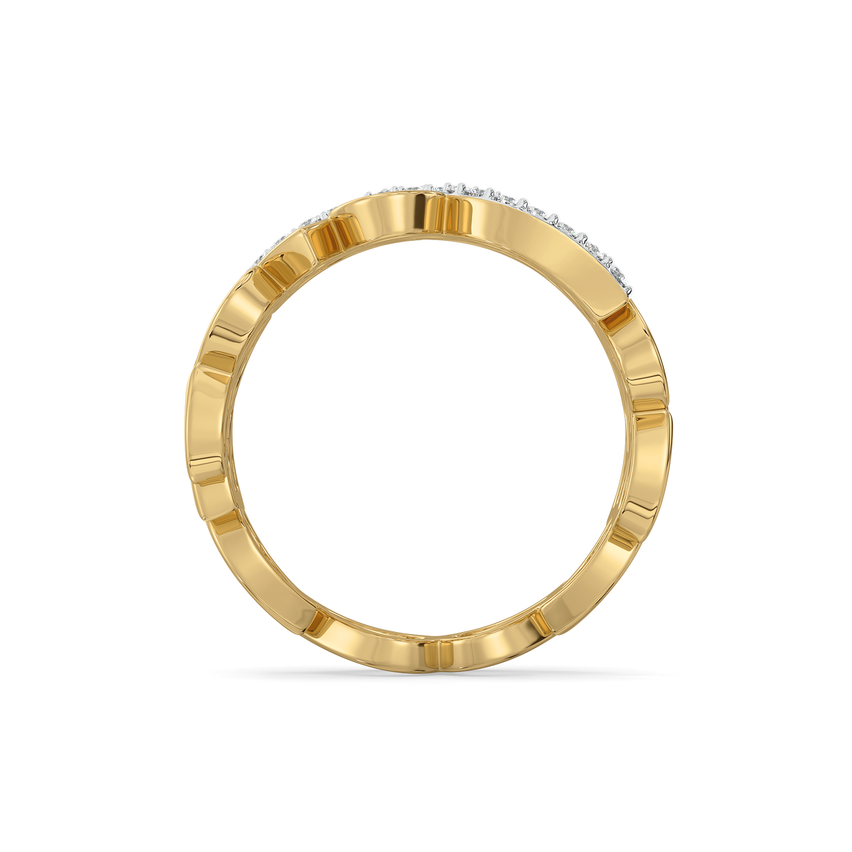 Petalicious Cocktail Ring-18kt Gold Vermeil Lab Grown Diamond Ring