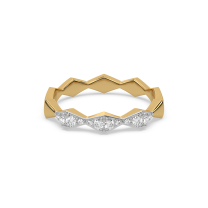Radiance Edge - 18kt Gold Vermeil Lab Grown Diamond Ring