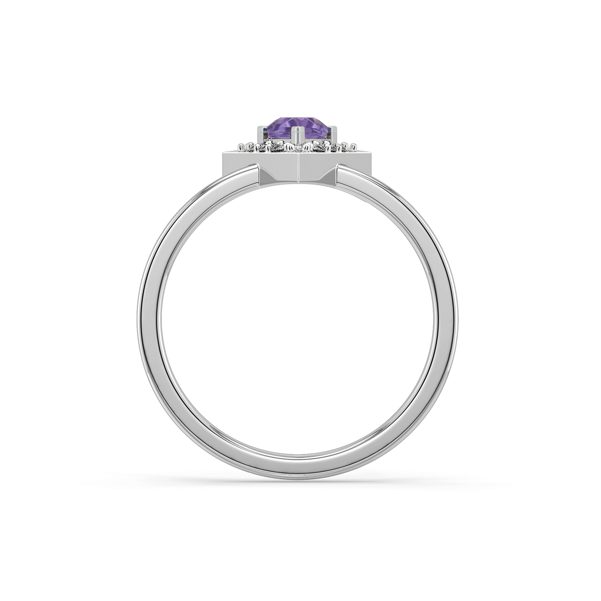 Ultra Violet Glow - Lab Diamond Ring