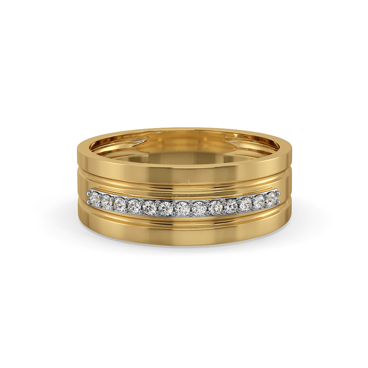 Powerline - Lab Diamond Men's Ring