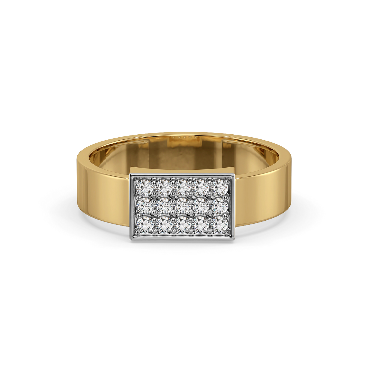 Solid Glint - Lab Diamond Men's Ring