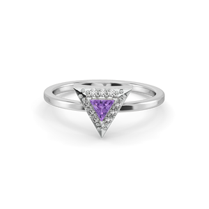 Ultra Violet Glow - Lab Diamond Ring