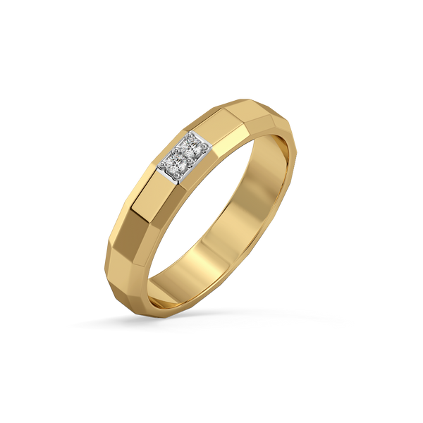 Masculine Edge - Lab Diamond Men's Ring