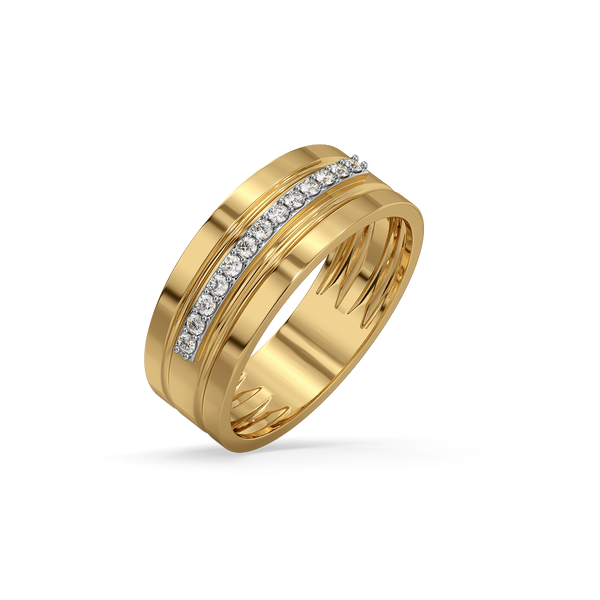 Powerline - Lab Diamond Men's Ring