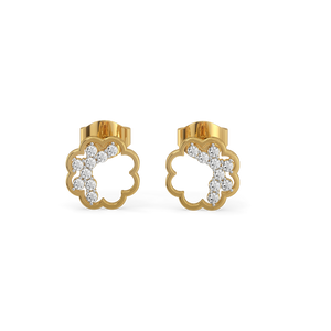 Daisy Dust Studs - Lab Diamond Earrings