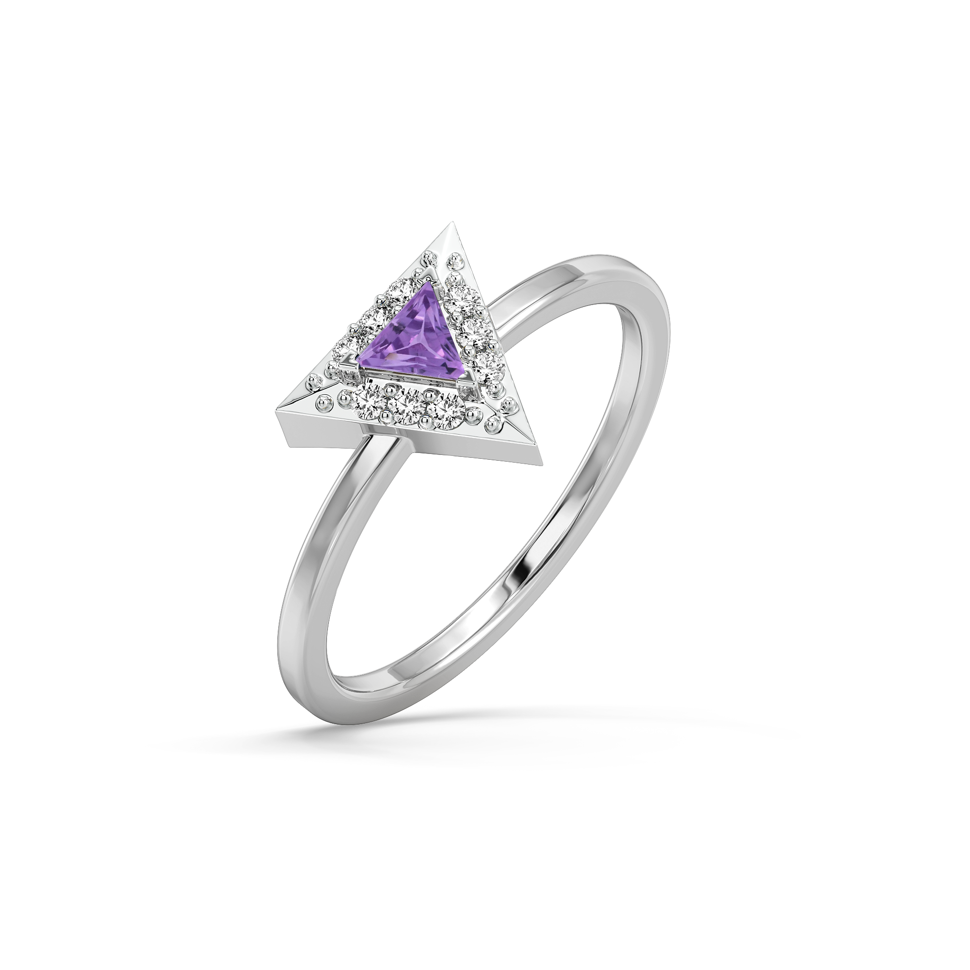 Ultra Violet Glow - Lab Diamond Ring