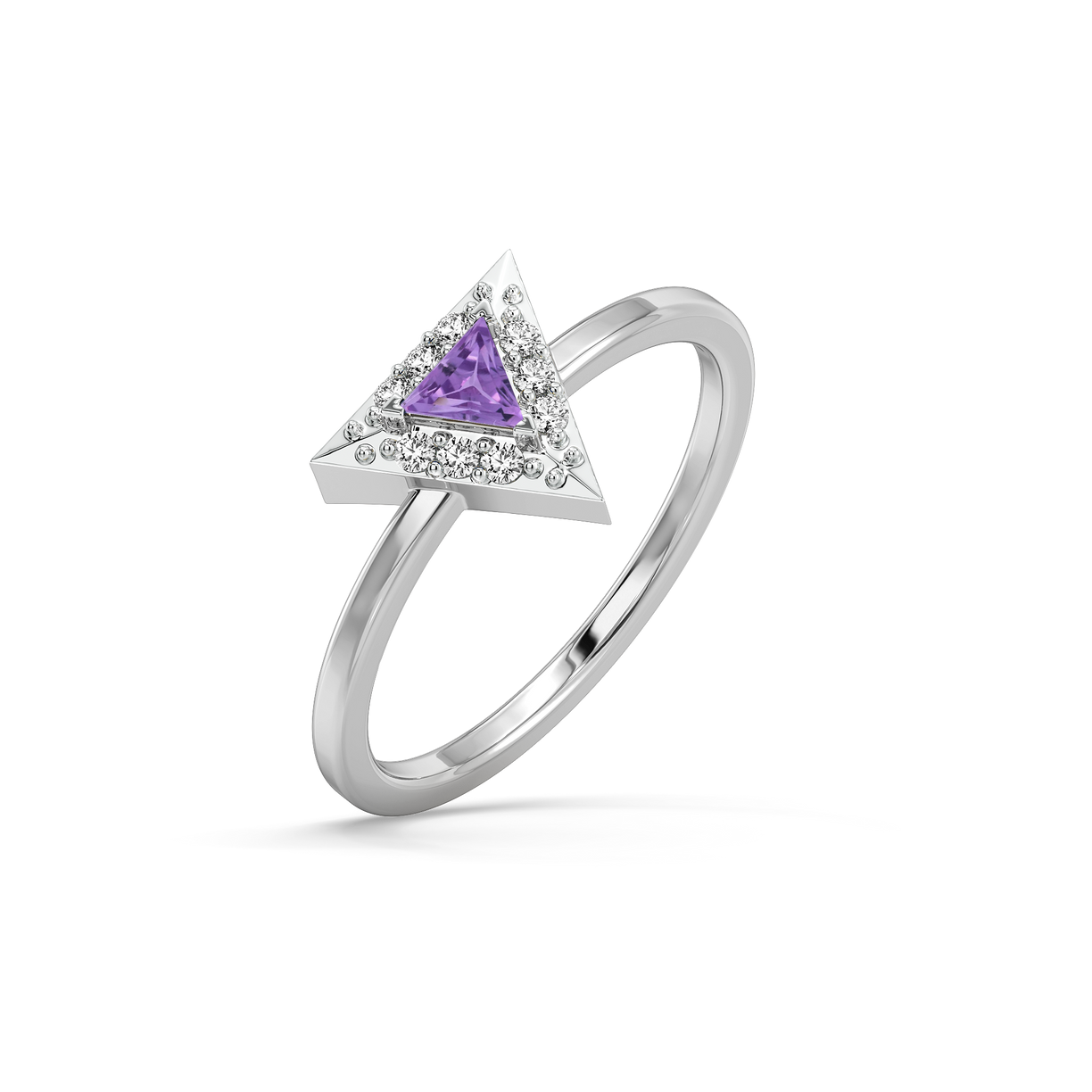 Ultra Violet Glow - Lab Diamond Ring