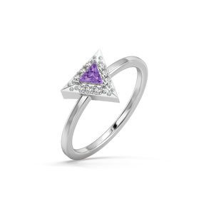 Ultra Violet Glow - Lab Diamond Ring