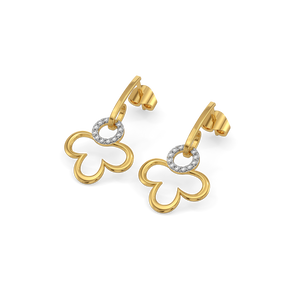 Lucky Bloom Drops - Lab Diamond Earrings