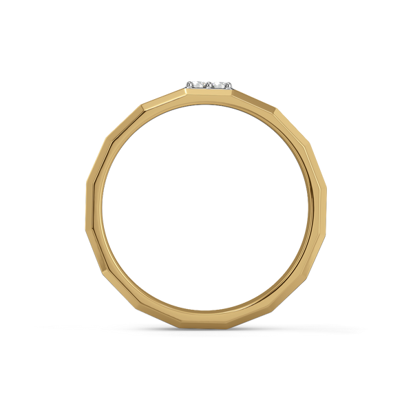 Masculine Edge - Lab Diamond Men's Ring