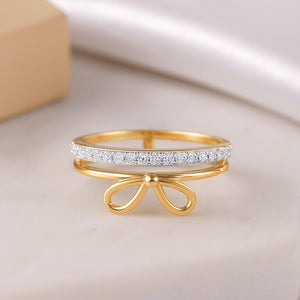 Ribboned Dreams - Lab Diamond Ring