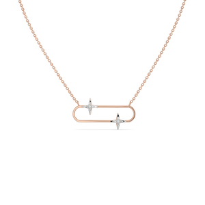 Shooting Star - Lab Diamond Necklet Necklace
