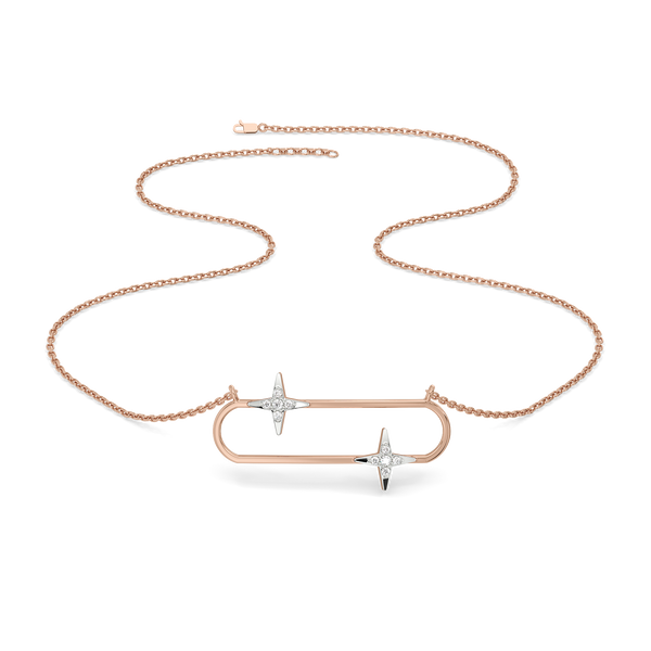 Shooting Star - Lab Grown Diamond Necklace for Women - Lukson 