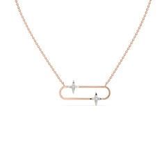 Shooting Star - Lab Diamond Necklet Necklace