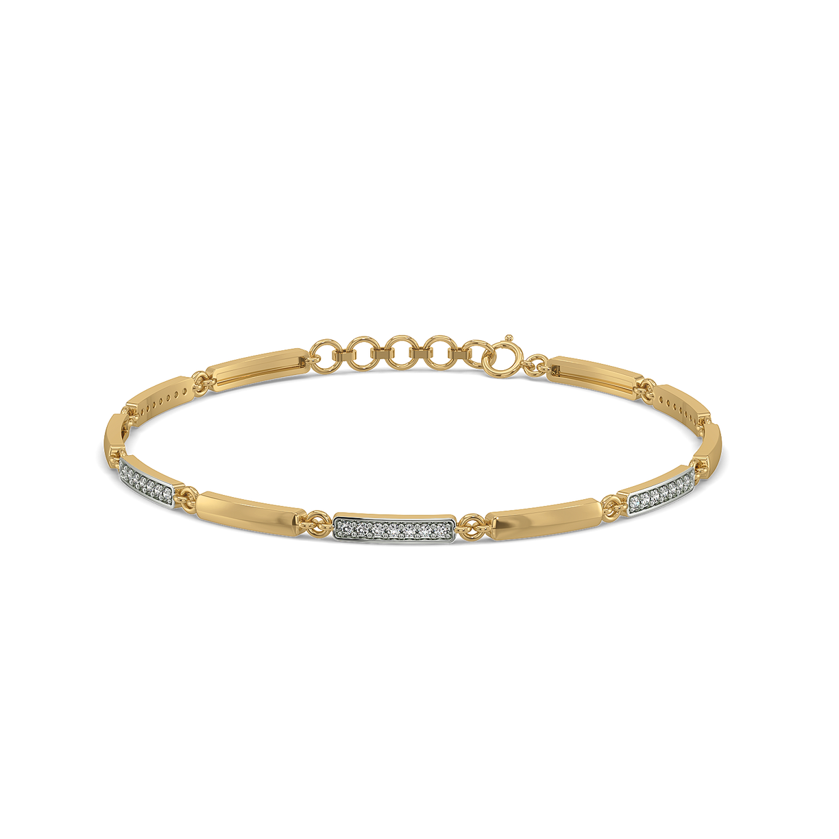 Simplicity Spark - 18kt Gold Vermeil Lab Grown Diamond Tennis Bracelet
