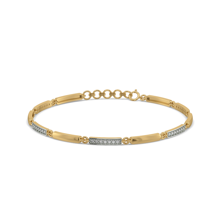 Simplicity Spark - 18kt Gold Vermeil Lab Grown Diamond Tennis Bracelet