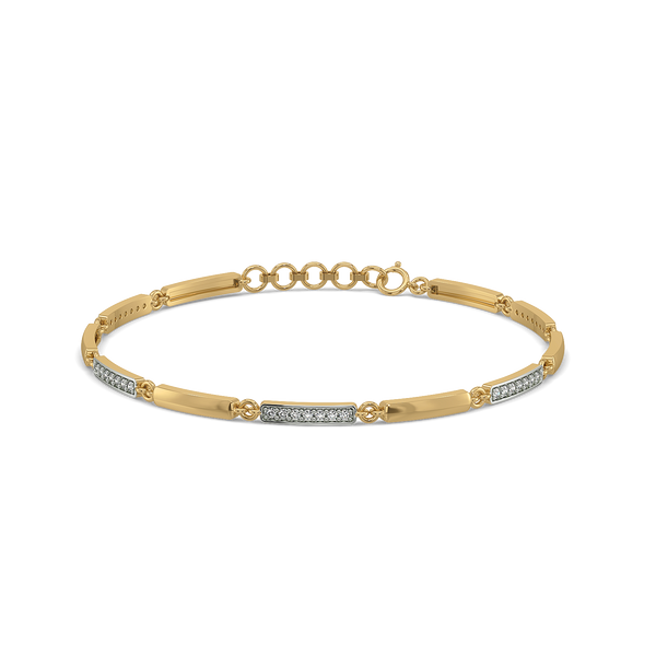 Lukson Simplicity Spark - Lab Grown Diamond Tennis Bracelet
