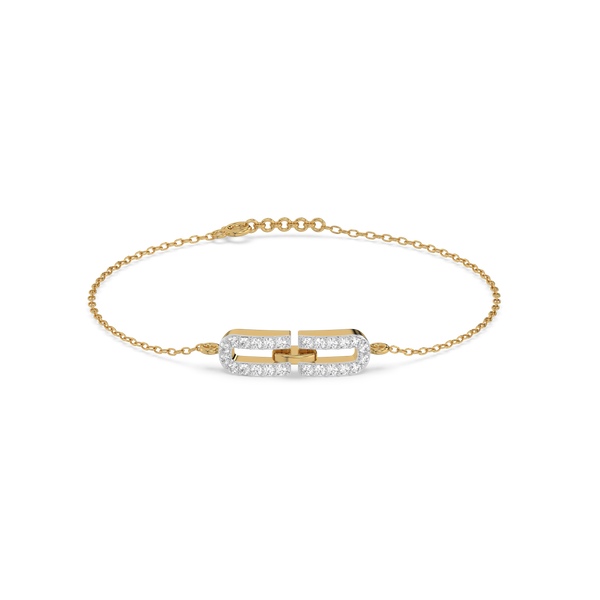 Lukson Single Link - Lab Grown Diamond Bracelet