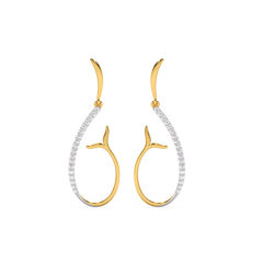 Siren’s Whisper - Lab Diamond Drop Earrings