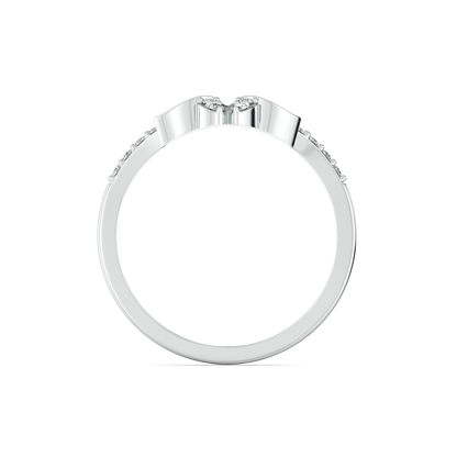 Sky Blossom Fashion Ring-925 Sterling Silver Lab Grown Diamond Ring