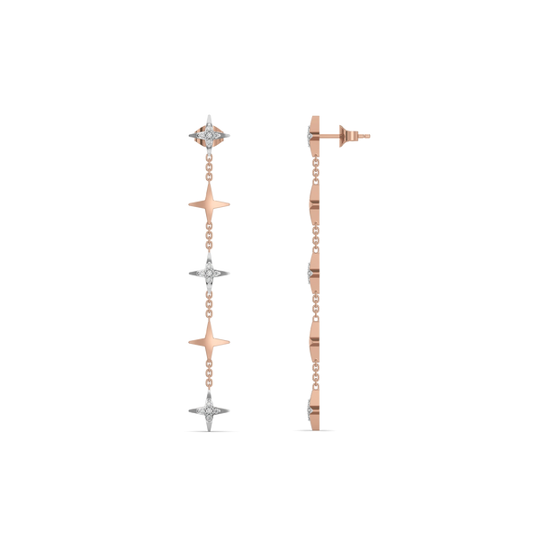  Shoulder Lab Diamond Earrings