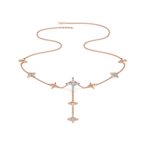 Starlight Sparkle - Lab Diamond Chain Necklace