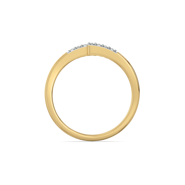 Timeless Gleam Fashion Ring 18k Gold Vermeil Lab Grown Diamond Ringfor Women - Lukson