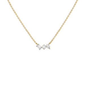 Toi-et-Moi - Lab Diamond Necklace