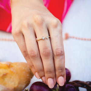 Toi-et-Moi - Lab Diamond Ring