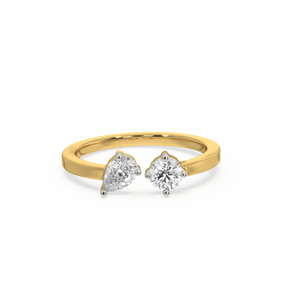 Toi-et-Moi - Lab Diamond Ring